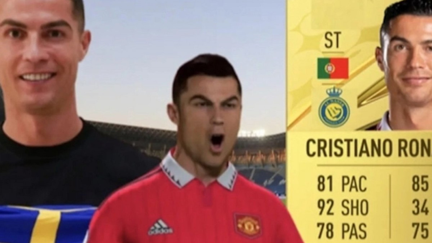 «Κατρακύλα» στα στατιστικά του Κριστιάνο στο FIFA 2023 λόγω της μεταγραφής στην Αλ Νασρ (vid)