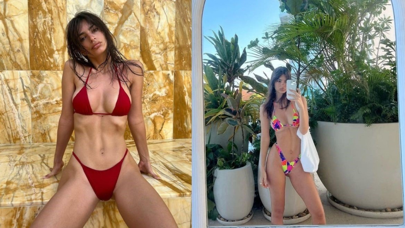 Έμιλι Ραταϊκόφσκι: Ποζάρει με τα μπικίνι και τον άγνωστο φίλο της