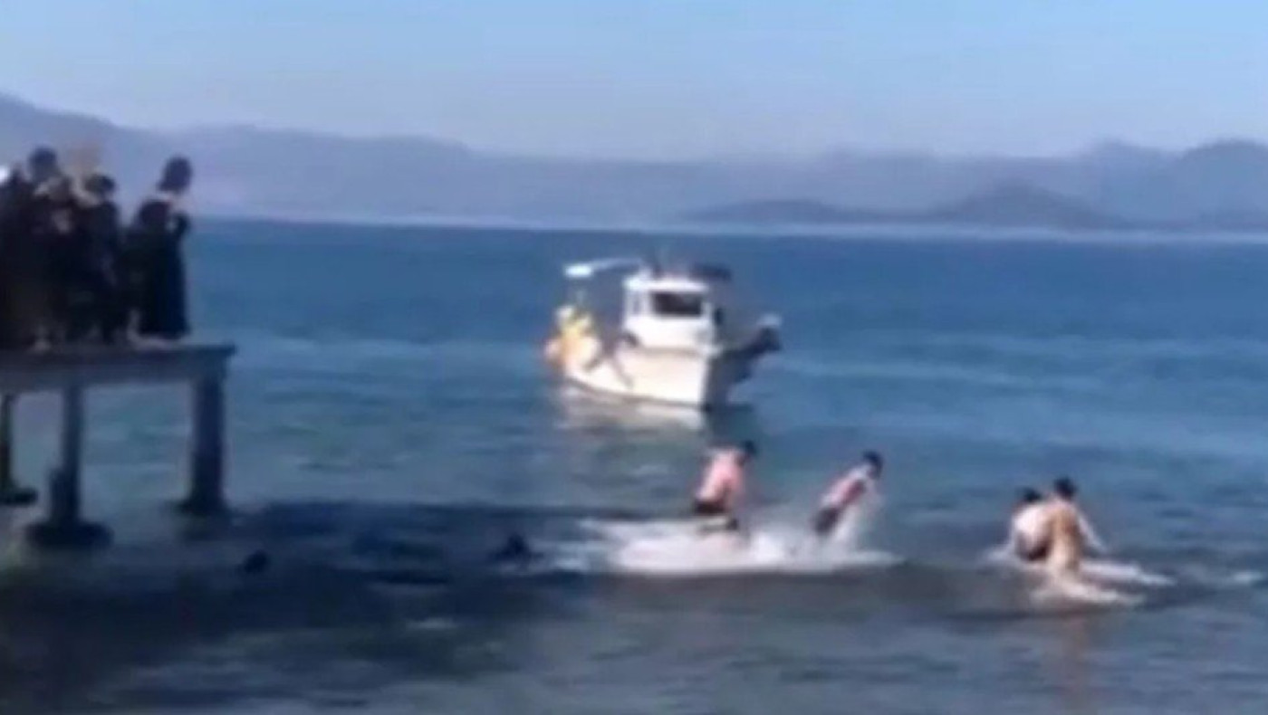 Φθιώτιδα-Βίντεο ντοκουμέντο: Η στιγμή που τραυματίζεται ο 22χρονος που βούτηξε για τον σταυρό