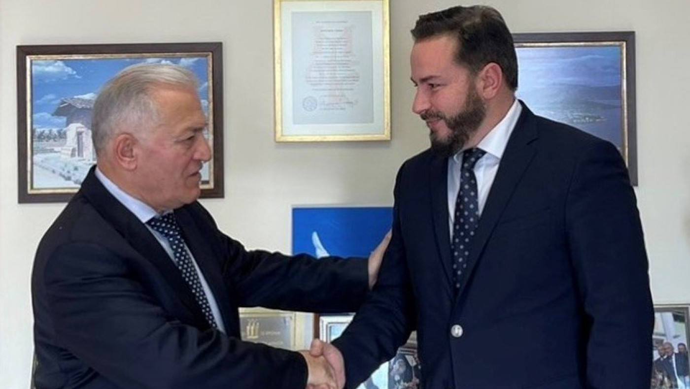 Συνάντηση Δ. Γκολιδάκη - Λ. Κυρίζογλου στο Δημαρχείο Αμπελοκήπων – Μενεμένης