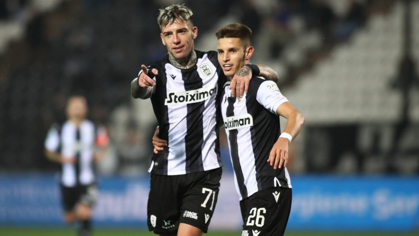 ΠΑΟΚ: Ο Τόμας «καθαρίζει» από νωρίς το ματς με την Καλαμάτα με δύο γκολ