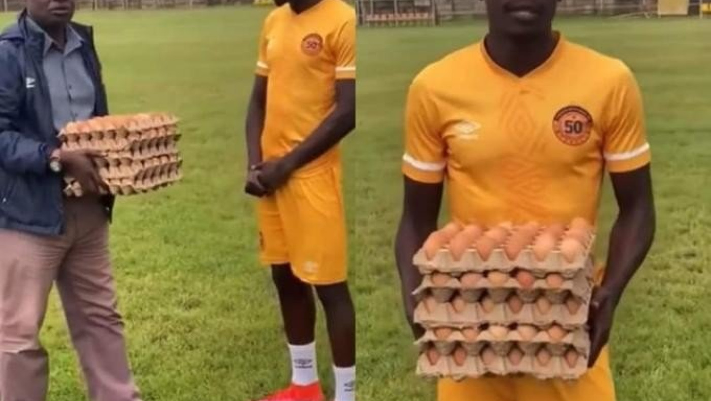 Βγήκε MVP και τον βράβευσαν δίνοντάς του πέντε κούτες αυγά