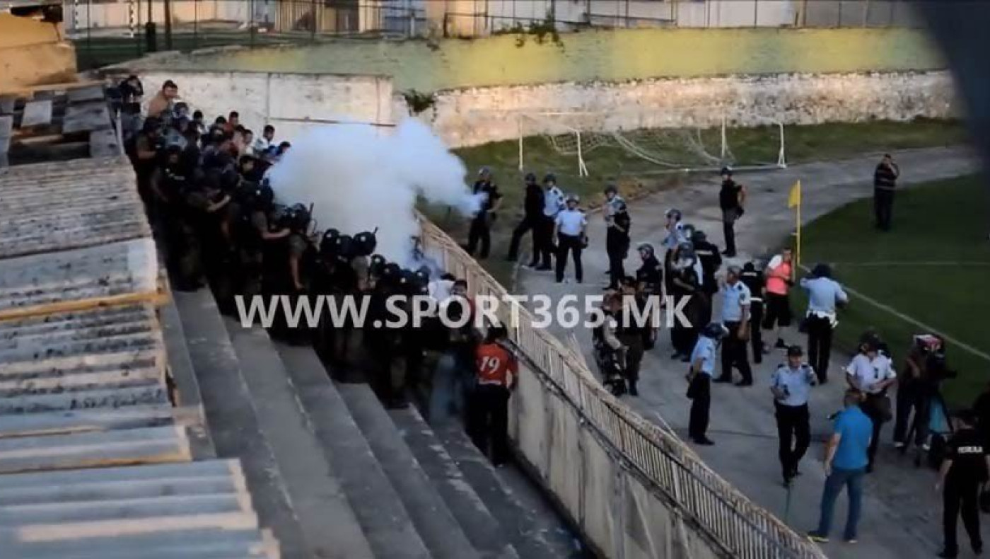 Οπαδός έχασε το χέρι του στην ΠΓΔΜ (video)