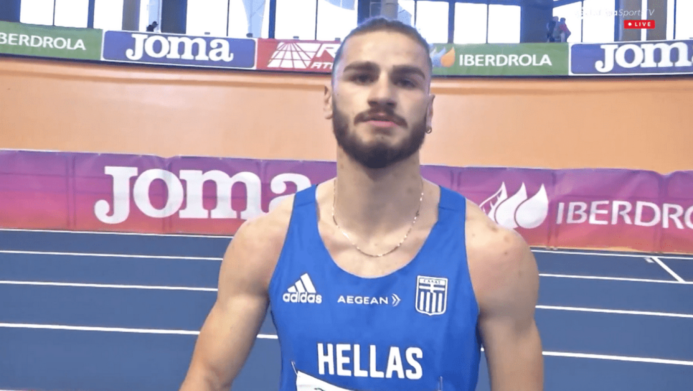 Μεσογειακοί Κ23: Χρυσό μετάλλιο ο Ρούμτσιος στα 60μ. με εμπόδια, ατομικό ρεκόρ ο Καμαρινός