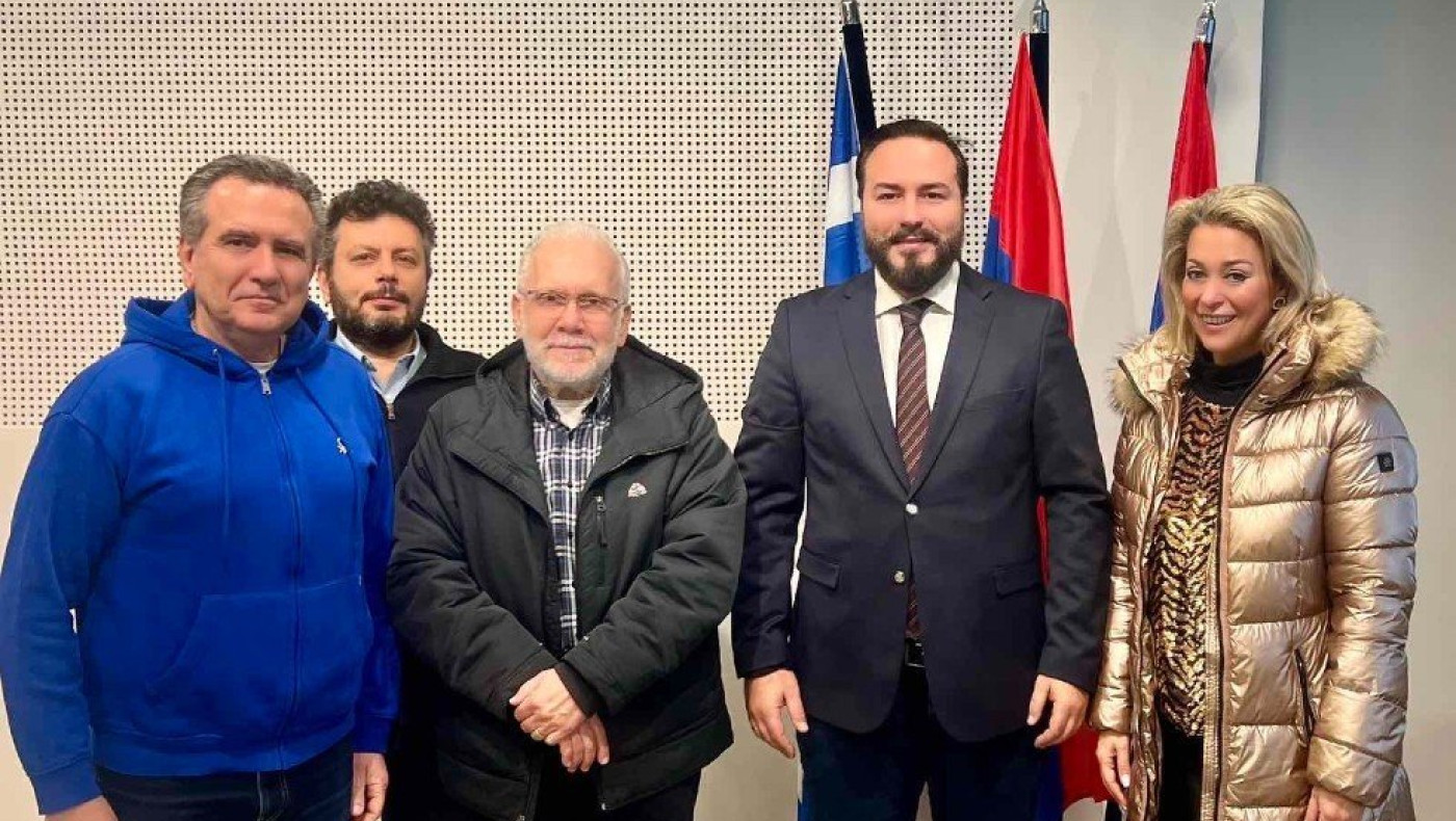 Ο Διαμαντής Γκολιδάκης επισκέφθηκε την Αρμενική Κοινότητα Θεσσαλονίκης