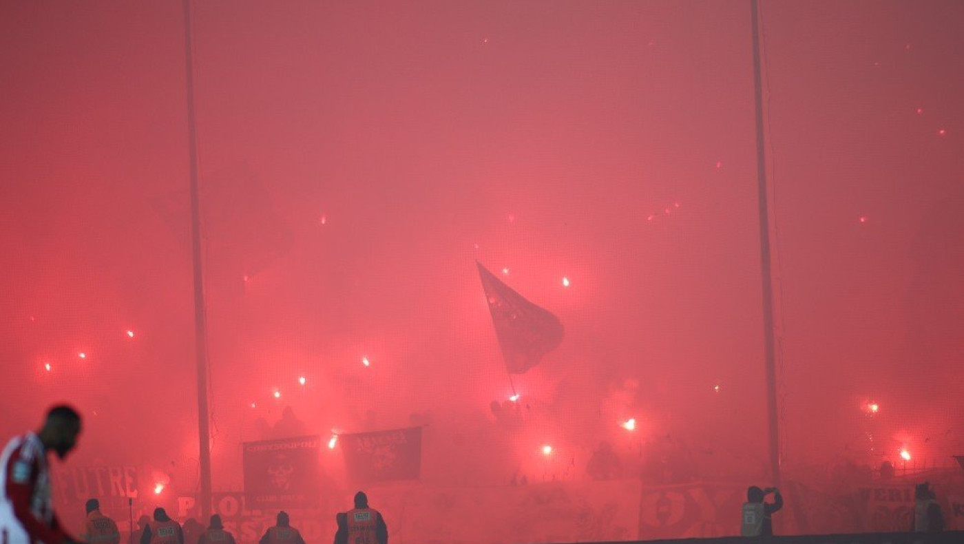 Εντυπωσιακή ατμόσφαιρα στην Τούμπα