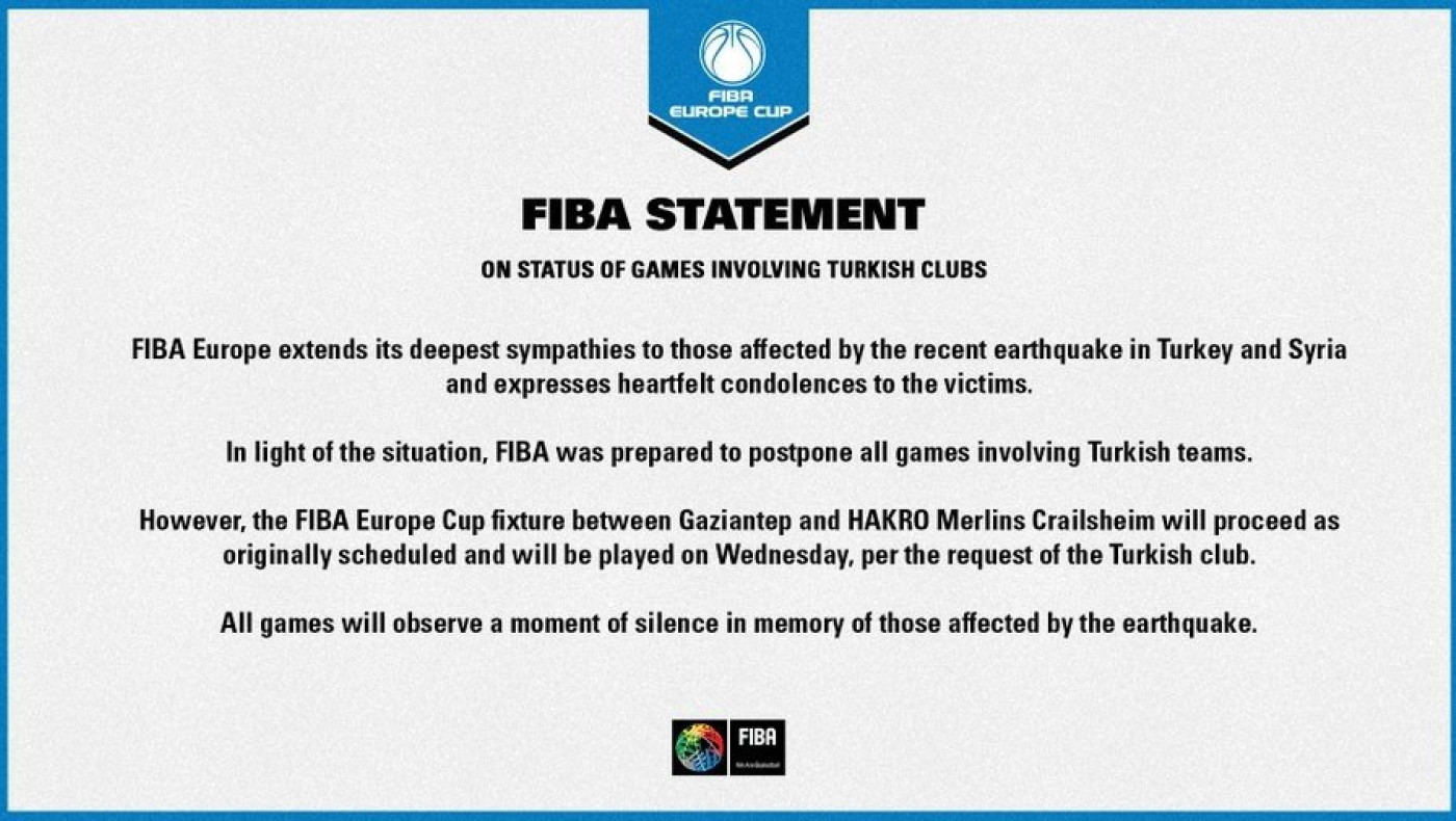 H Γκαζιαντέπ ζήτησε να παίξει κανονικά παρά την απόφαση της τουρκικής κυβέρνησης!