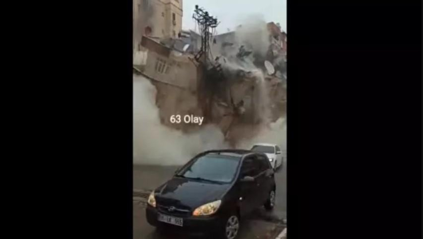 Εικόνες που κόβουν την ανάσα στην Τουρκία: Αλλεπάλληλες καταρρεύσεις πολυκατοικιών