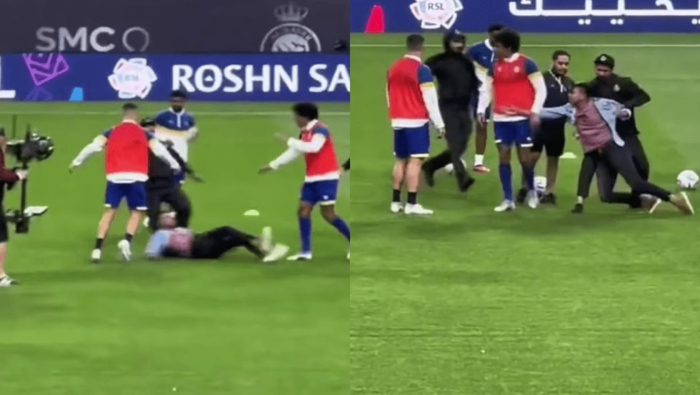 Κριστιάνο Ρονάλντο: Οπαδός του έκανε «ντου» με τάκλιν! (vid)