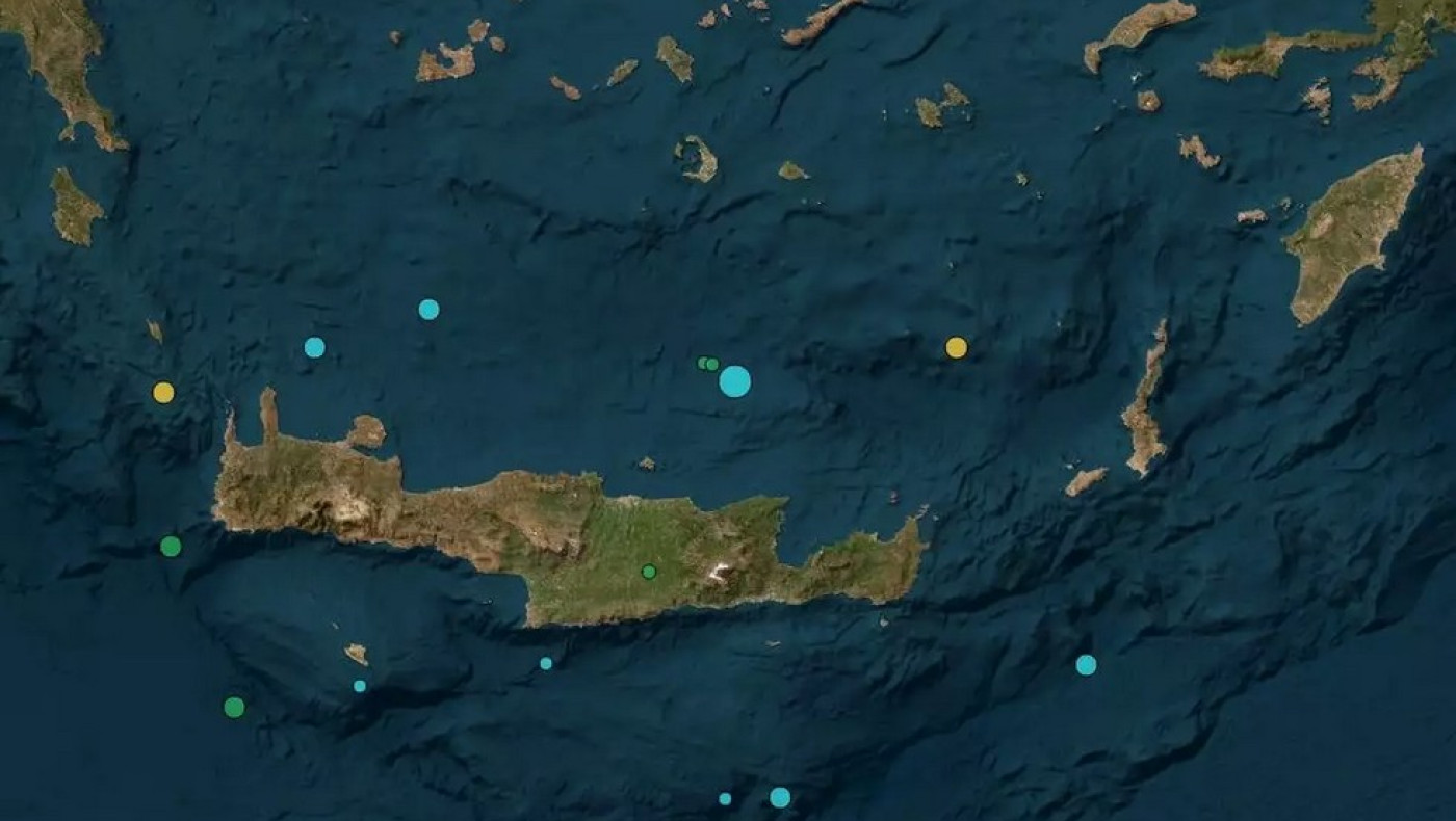Σεισμός 4,7 Ρίχτερ στην Κρήτη