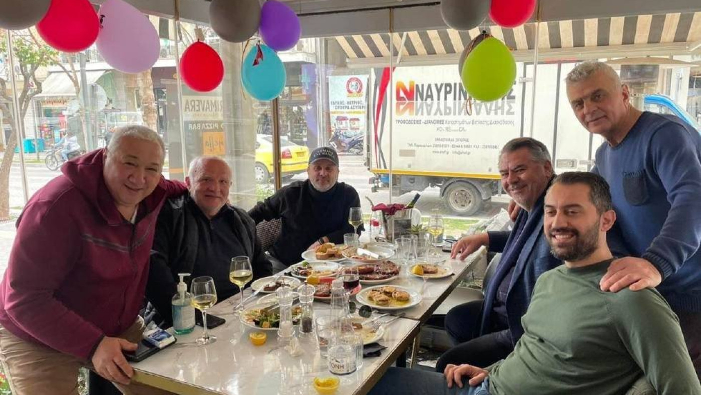 Προεδρική παρέα στη Βέροια με Στέργιο Διαμαντή και Παύλο Ανδρώνη (pic)