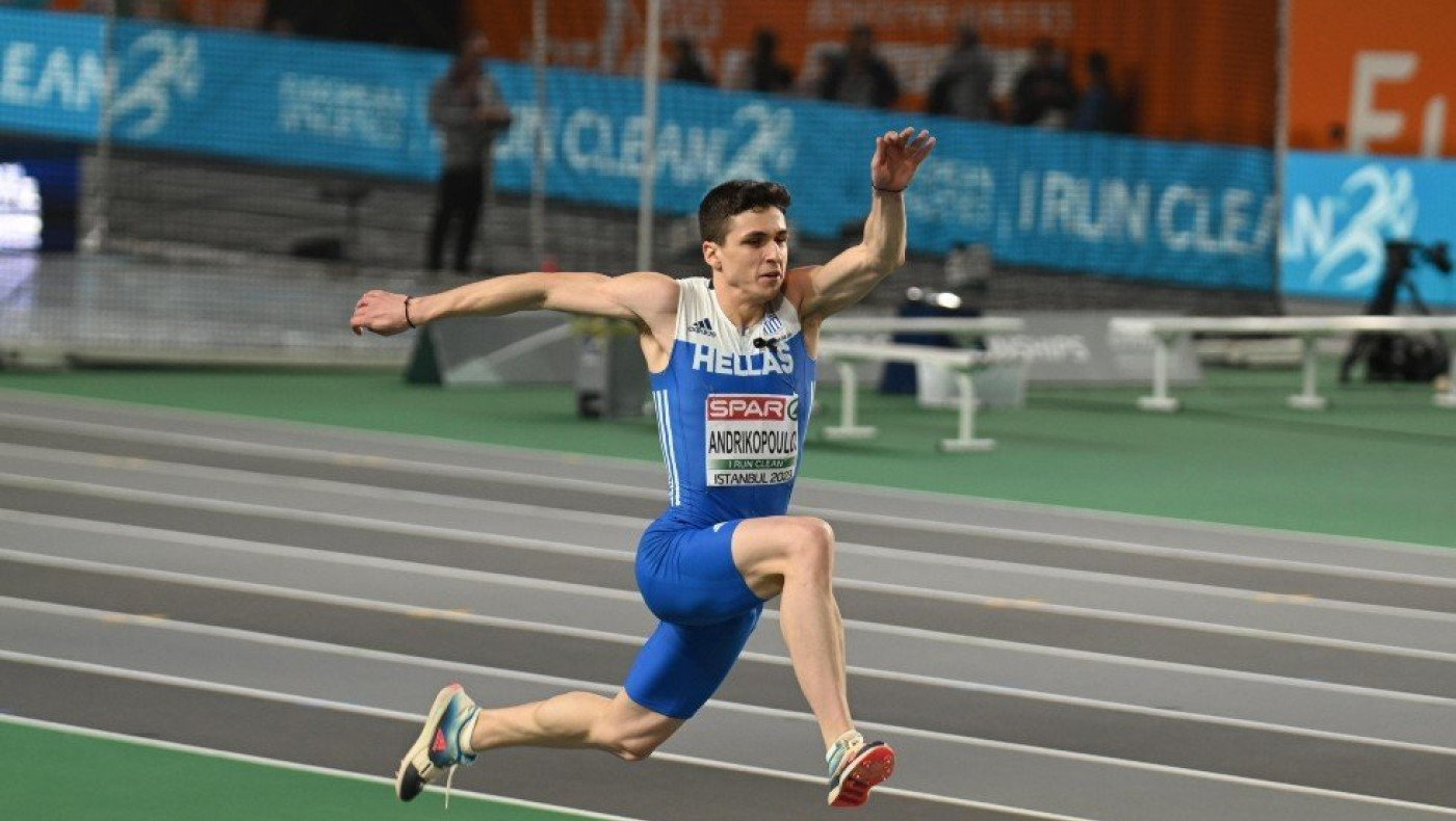 Ευρωπαϊκό Κλειστού: Ασημένιο μετάλλιο για Ανδρικόπουλο στο τριπλούν!
