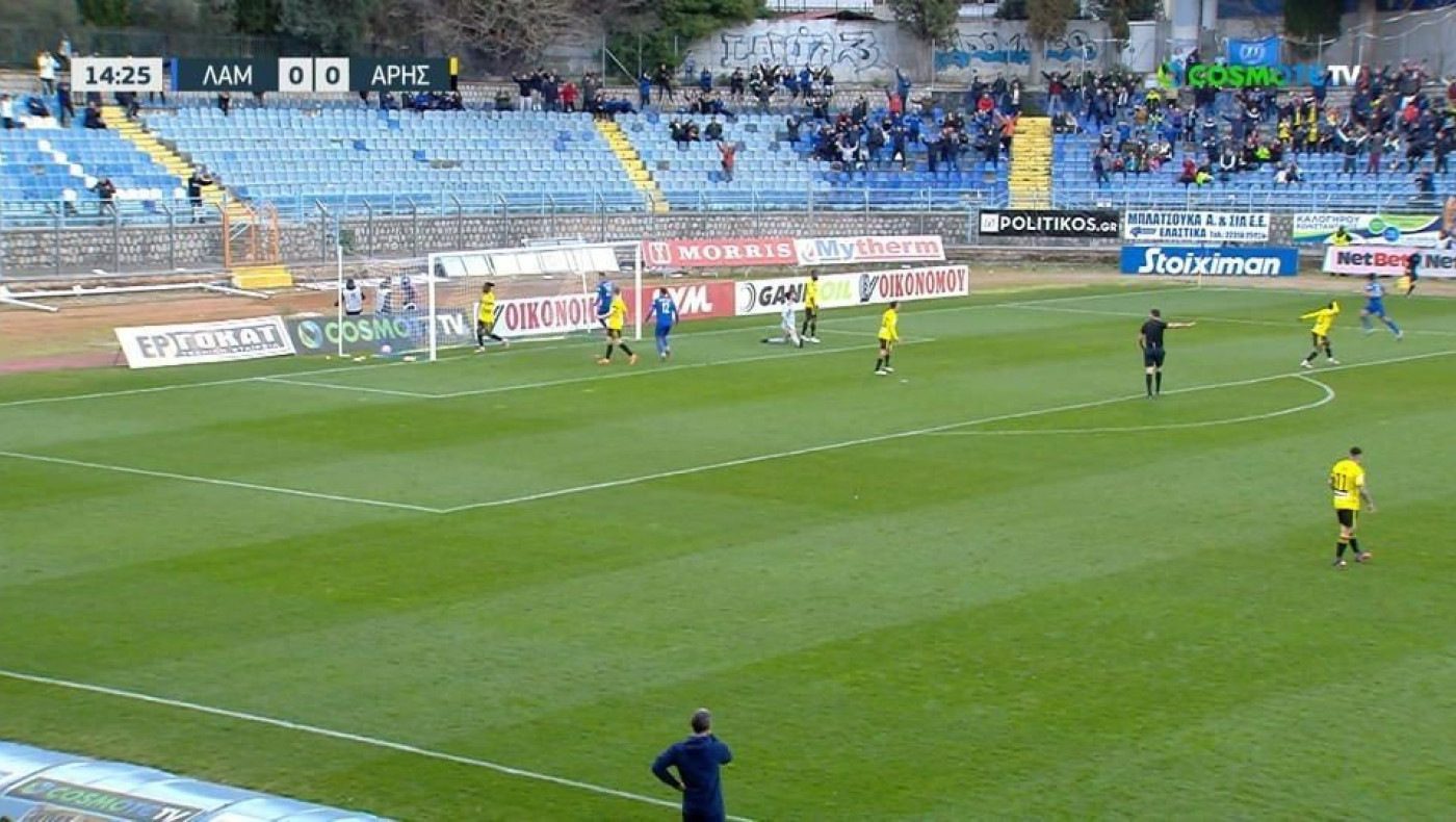 Λάθος στην άμυνα του Άρη και 1-0 η Λαμία με Σλίβκα