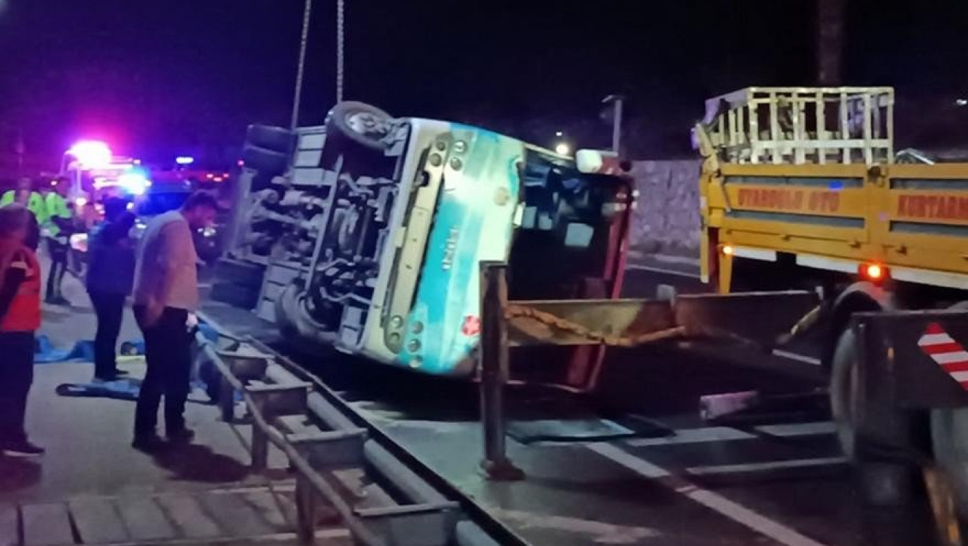 Ανατράπηκε πούλμαν Τουρκικής ομάδας- Σε σοβαρή κατάσταση δύο ποδοσφαιριστές