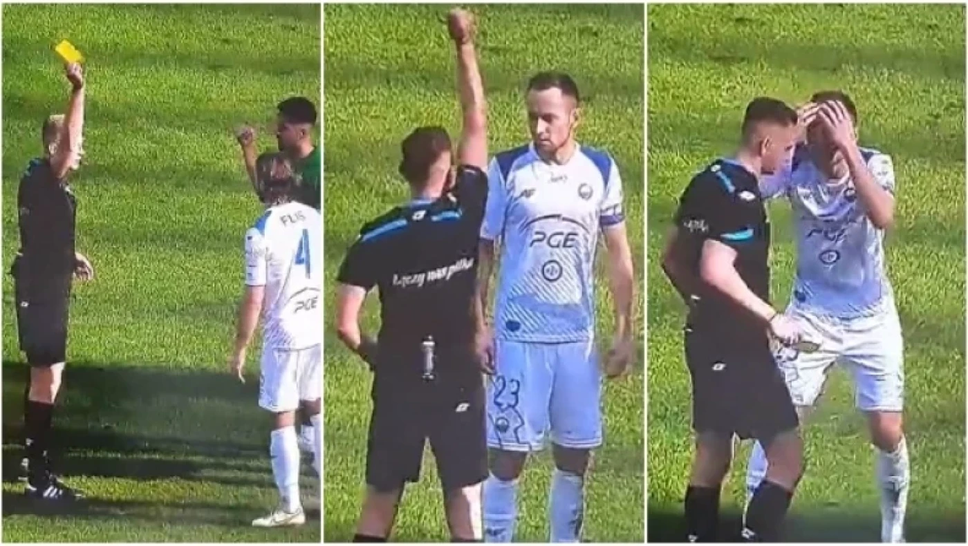 Διαιτητής μοίραζε «απλόχερα» κάρτες σε όποιον περνούσε από δίπλα του