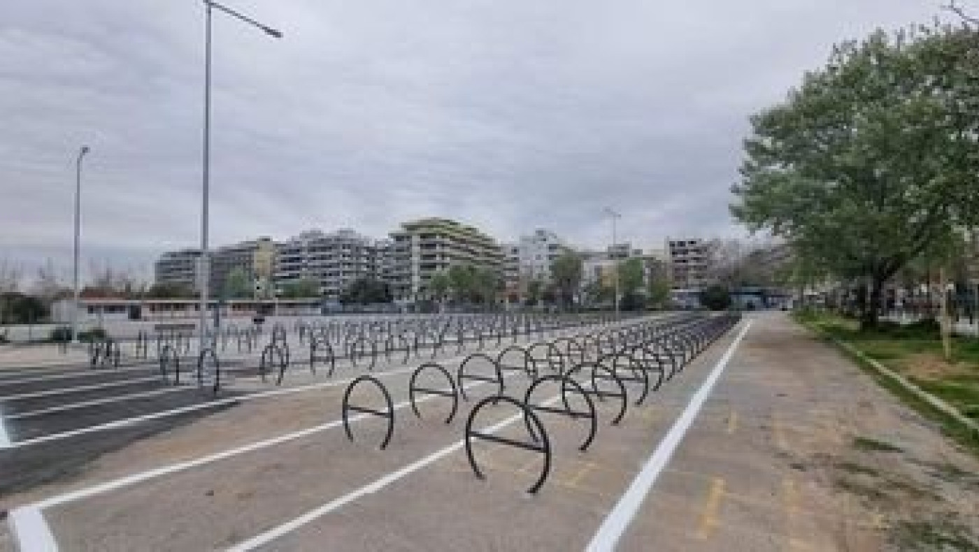 Νέο πάρκινγκ ποδηλάτων δίπλα στο Μέγαρο Μουσικής