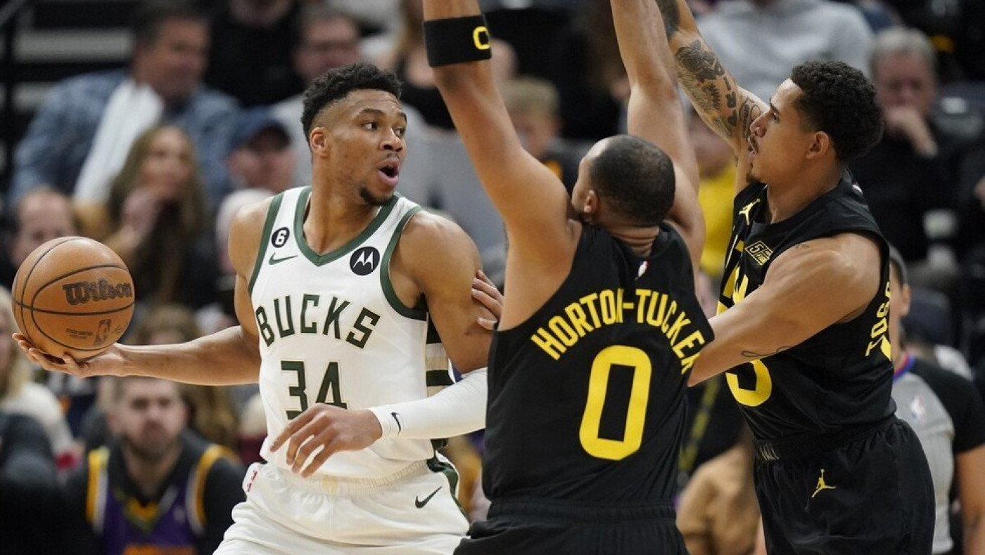 «Αέρας» οι Μπακς στη Γιούτα με τον Γιάννη στο ρελαντί αλλά… κυρίαρχο