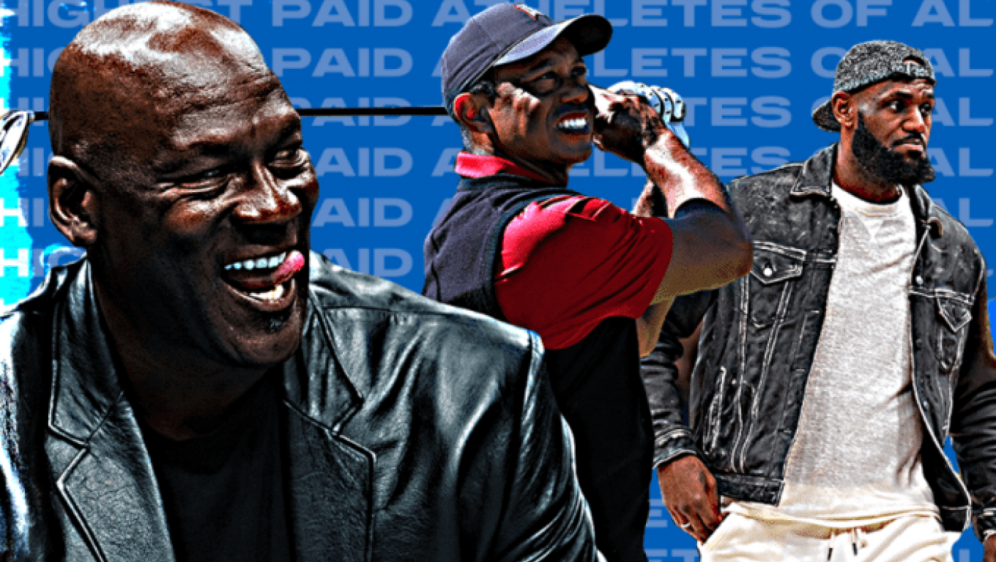 Οι 50 αθλητές με τα μεγαλύτερα έσοδα στην ιστορία