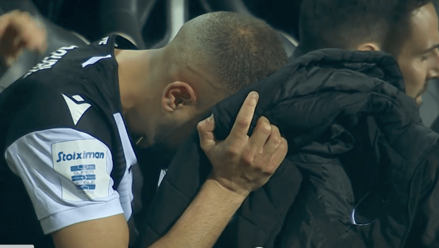 ΠΑΟΚ-Βόλος: Αποχώρησε τραυματίας και ξέσπασε σε κλάματα ο Καντουρί