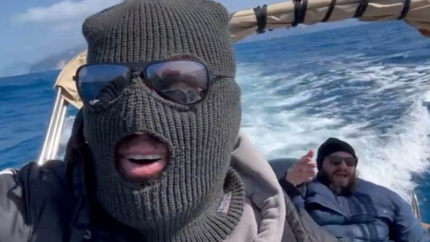 Λάζαρος Παπαδόπουλος και Φώτσης πήγαν με φουσκωτό στην Κεφαλονιά