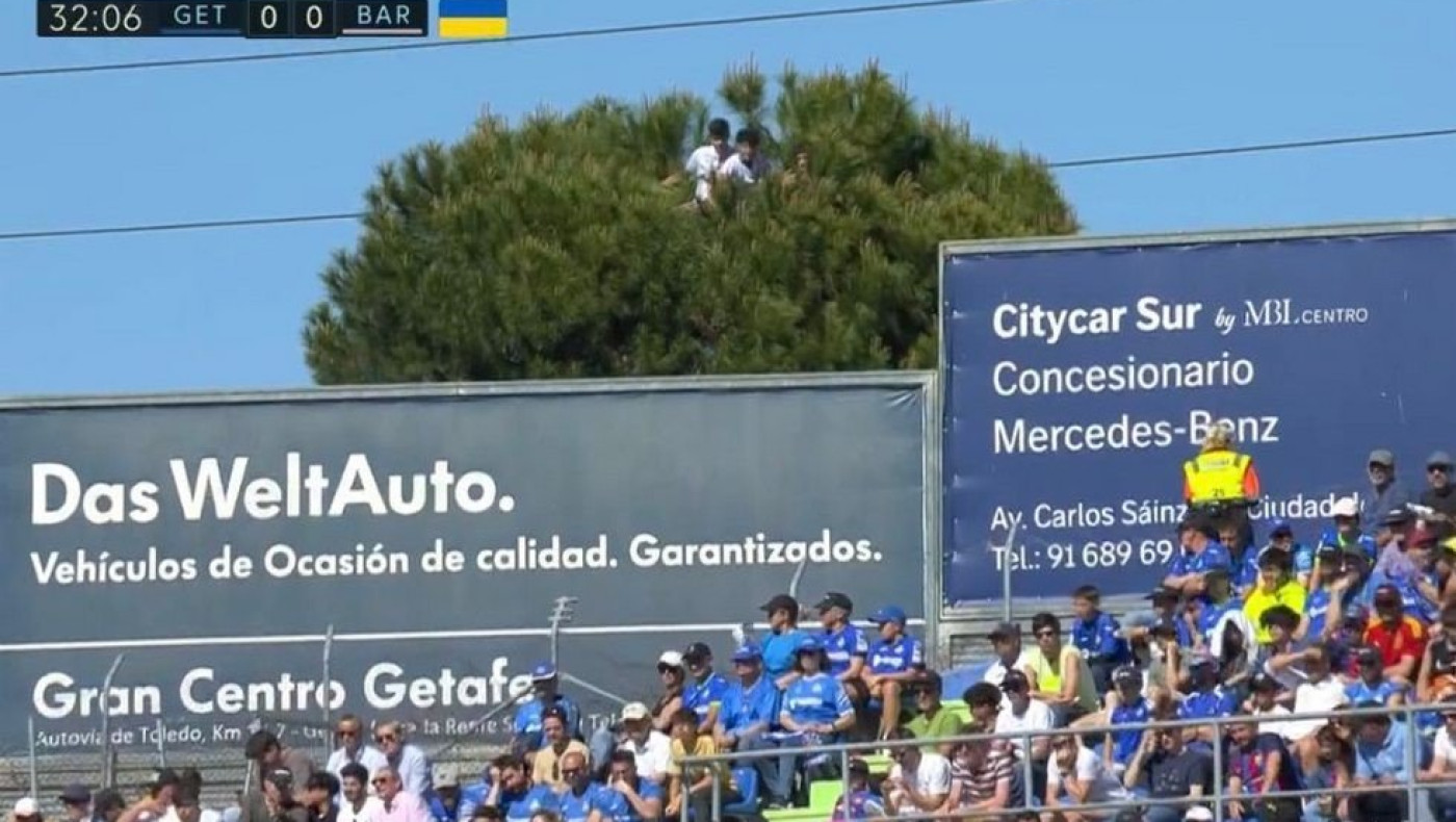 Μέχρι και σε δέντρο ανέβηκαν για να δουν την Μπάρτσα! (Pic)