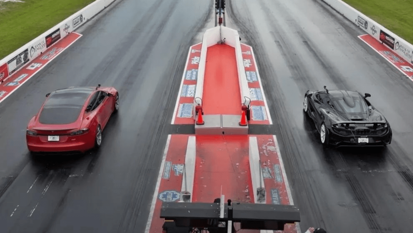 Τι κάνει μια McLaren 1.000 ίππων απέναντι στο Τesla