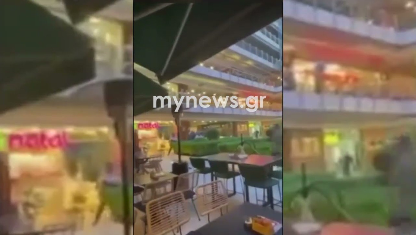 Βίντεο ντοκουμέντο του Mynews.gr: Η στιγμή της οπαδικής επίθεσης σε εμπορικό κέντρο της Θεσσαλονίκης (vid)