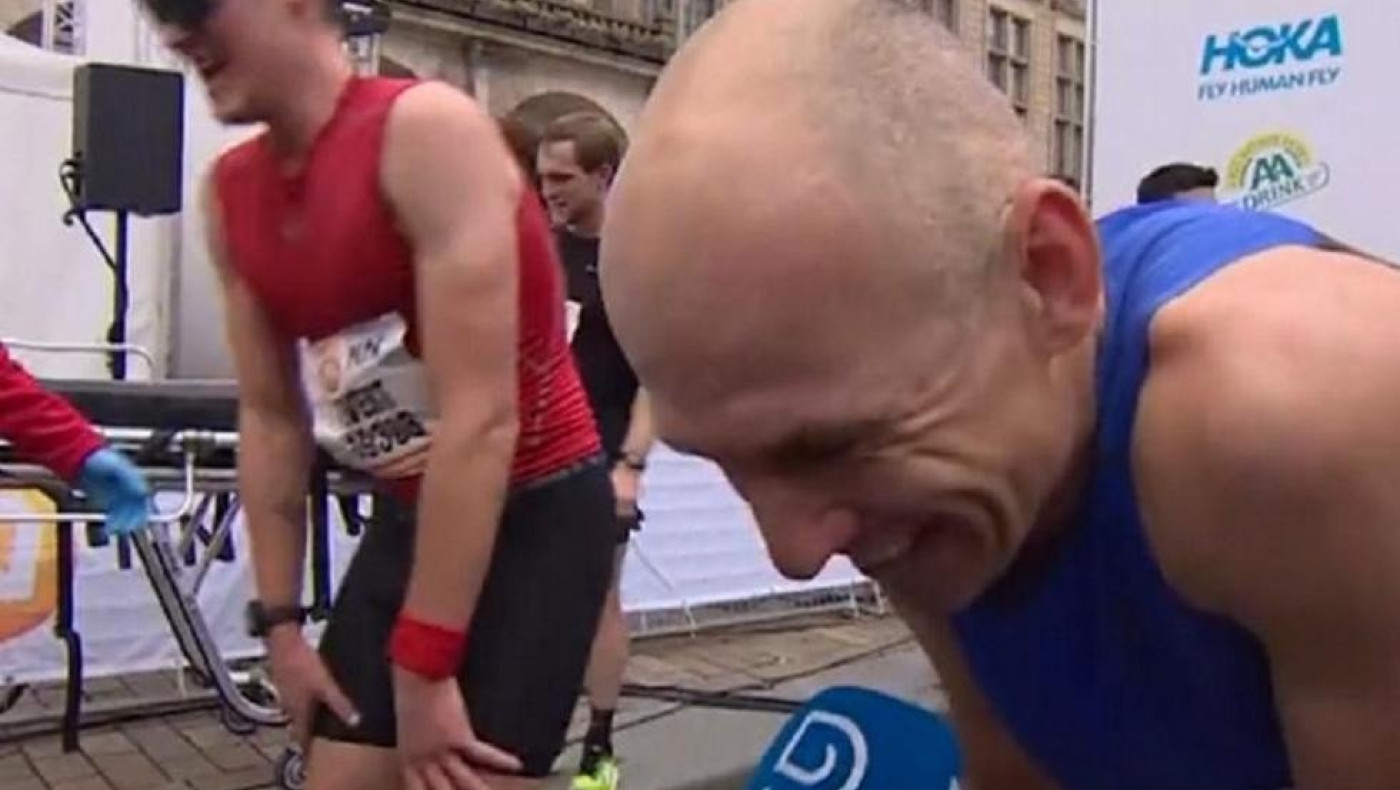 Ρόμπεν: Έτρεξε στον μαραθώνιο του Ρότερνταμ και τερμάτισε σε εξαιρετικό χρόνο!