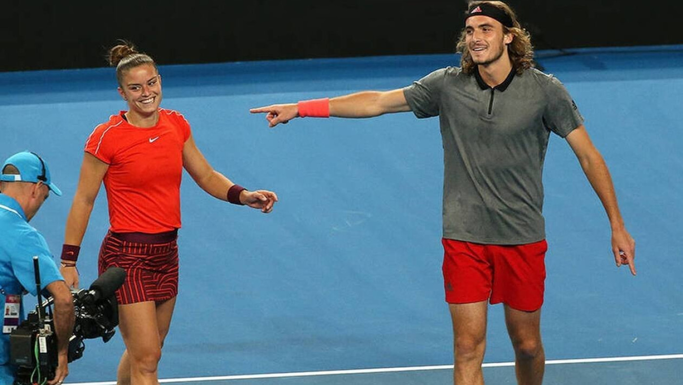 Στο Νο5 ο Τσιτσιπάς, στο Νο9 η Μαρία Σάκκαρη