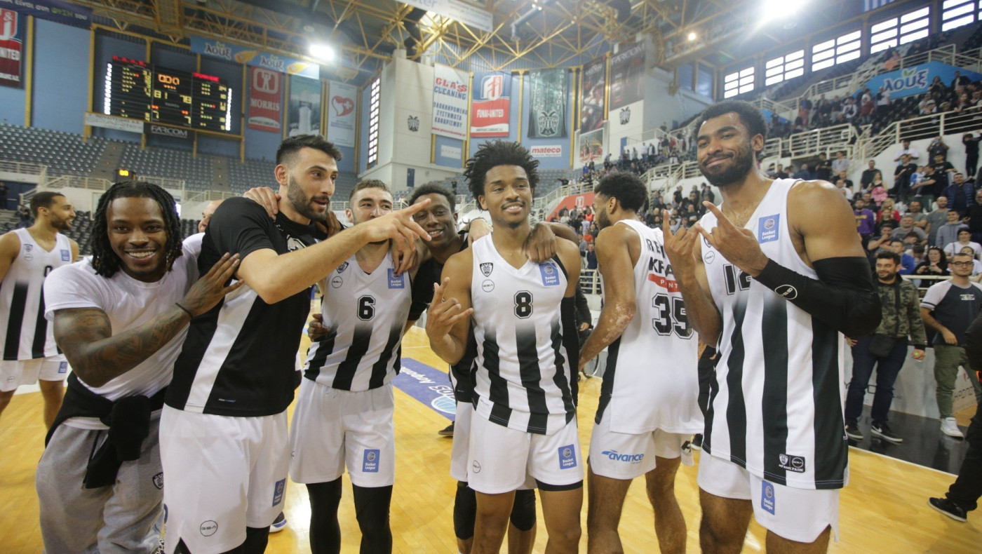 ΠΑΟΚ - Προμηθέας: Οι πανηγυρισμοί των παικτών του Δικεφάλoυ