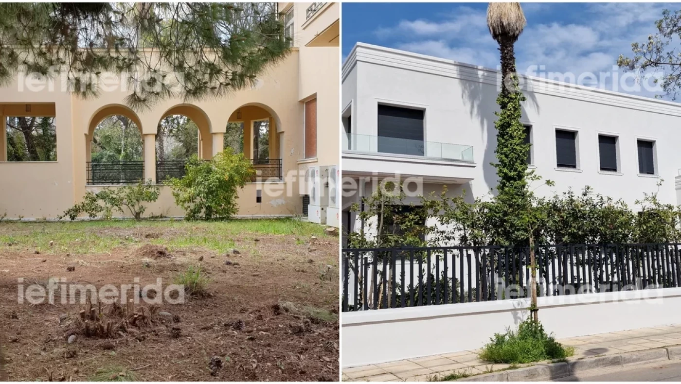 Αγνώριστη η πρώην αρχιεπισκοπική κατοικία του Χριστόδουλου στο Ψυχικό (pics)