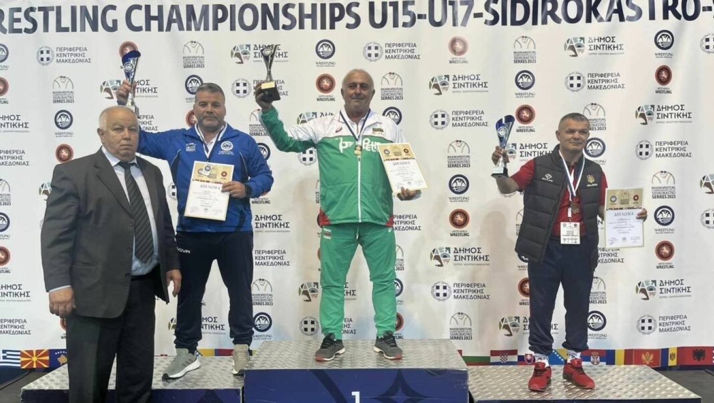 Σάρωσαν τα μετάλλια οι Έλληνες στο Βαλκανικό πρωτάθλημα πάλης
