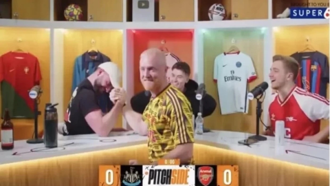 TikToker έσπασε το χέρι του κατά τη διάρκεια του Νιούκαστλ-Άρσεναλ