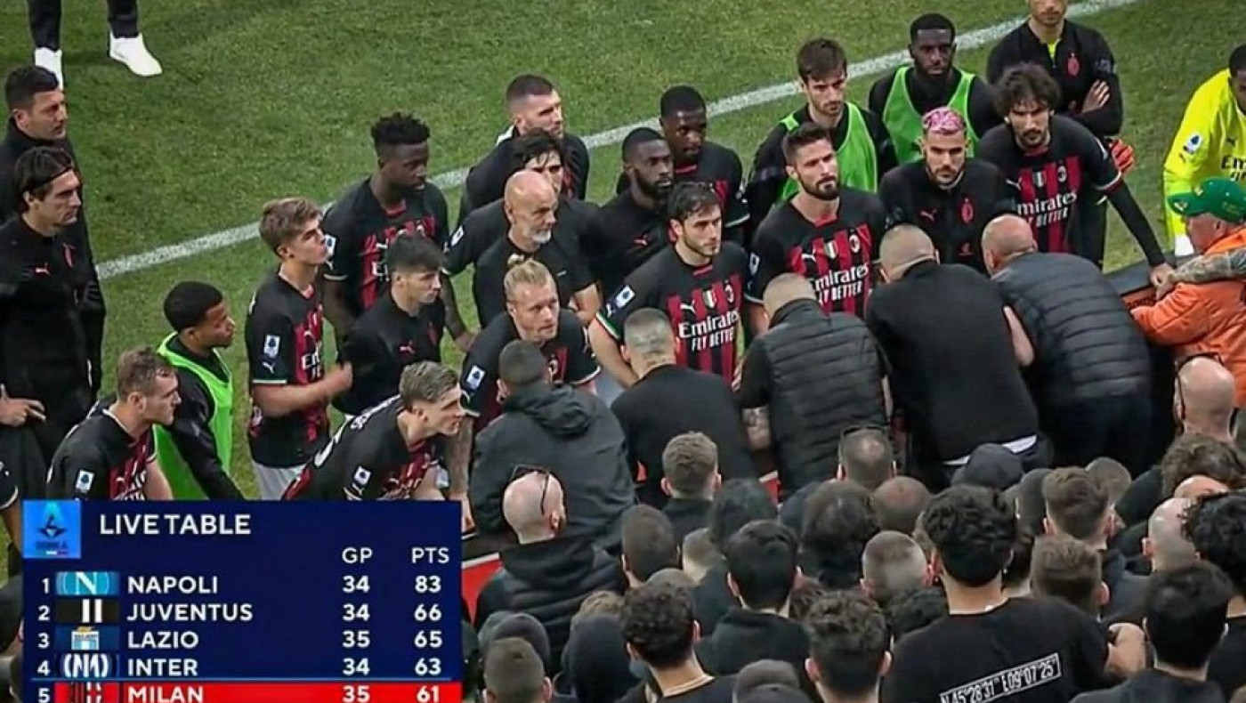 Μίλαν: «Κράξιμο» των οργανωμένων στους παίκτες και τον Πιόλι