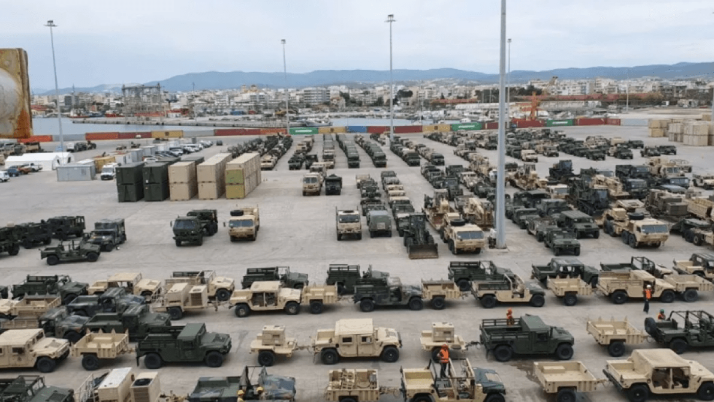 Λιμάνι Αλεξανδρούπολης: Μεγάλη επιχείρηση μεταφοράς 600 στρατιωτικών οχημάτων