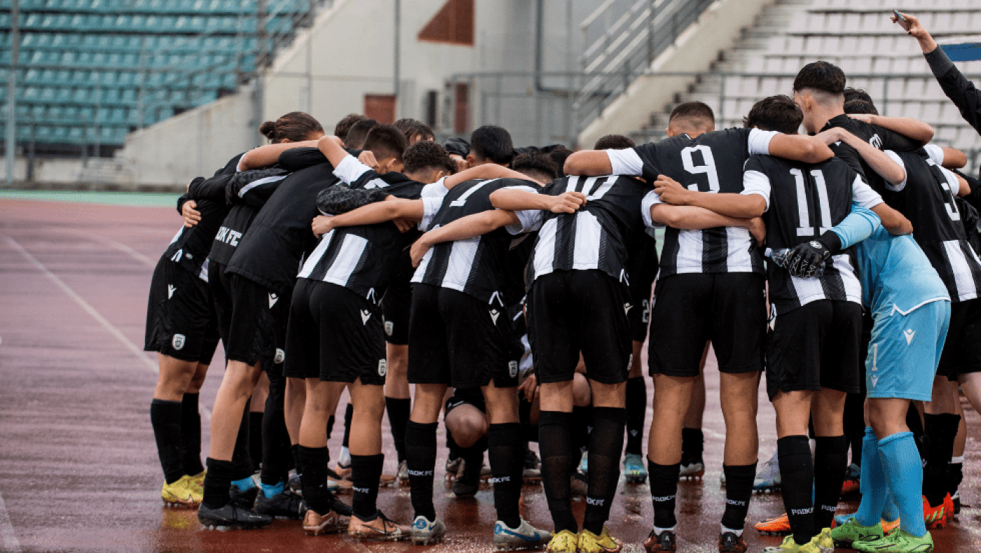 Η ζωντανή μετάδοση του τελικού Κ15 ΠΑΟΚ - Ολυμπιακός (1-0)