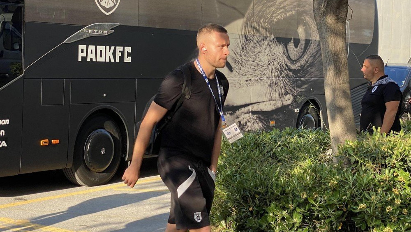 Στο Πανθεσσαλικό η αποστολή του ΠΑΟΚ (pics)