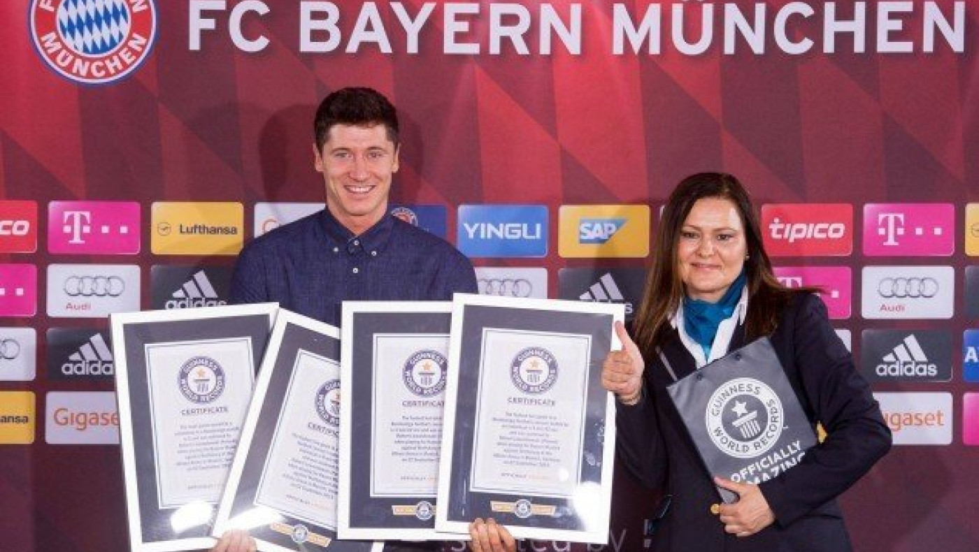 Στο βιβλίο «Guinness» ο Λεβαντόφσκι! (vid)