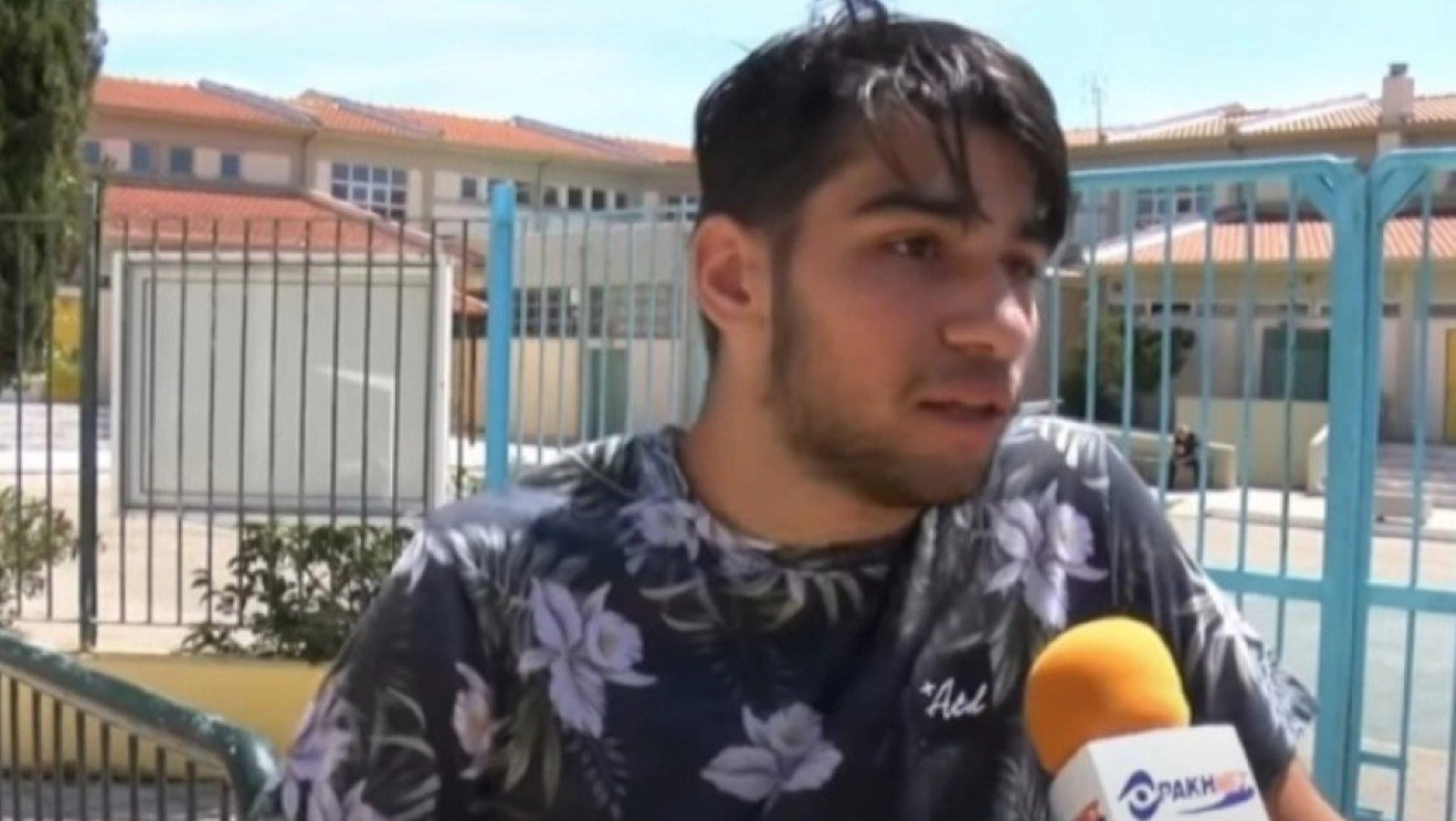 O πιο chill μαθητής των Πανελληνίων: «Τα θέματα ήταν κλάιν»