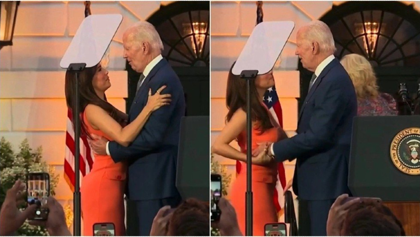 Τζο Μπάιντεν: Οργή στο Twitter για την ανάρμοστη αγκαλιά στην Εύα Λονγκόρια