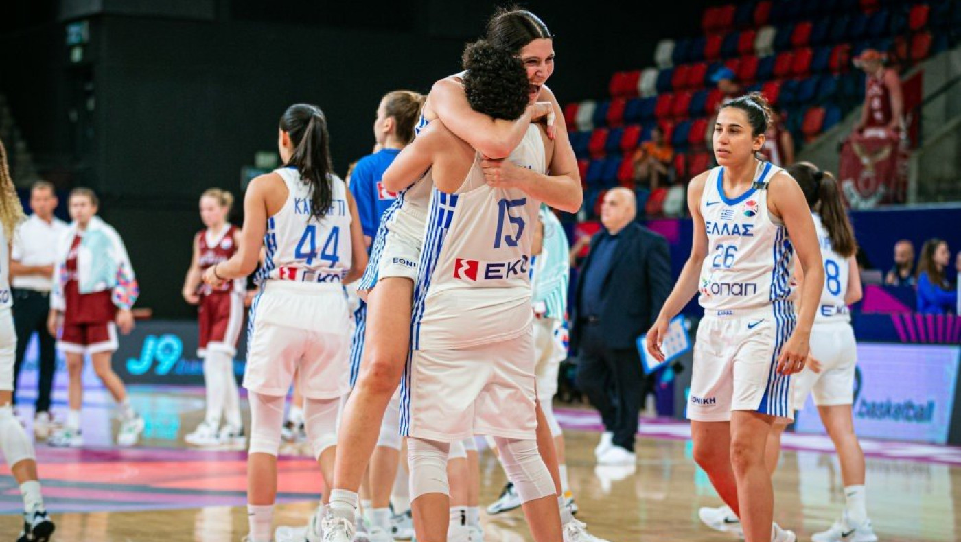 Η Ελλάδα νίκησε τη Λετονία, με κορυφαίες τις Φασούλα και Σπανού