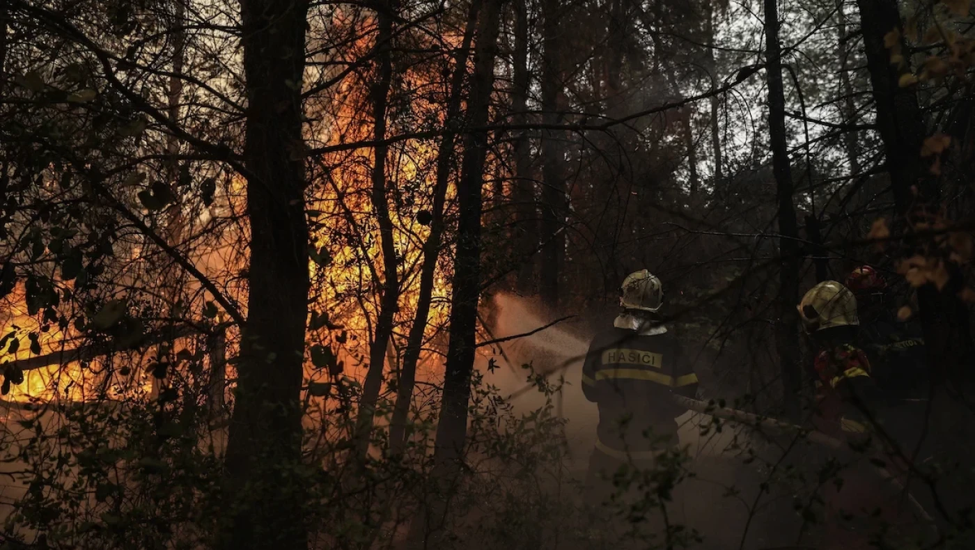 Φωτιά στο Άγιο Όρος: Προστέθηκαν άλλα δύο καναντέρ στη μάχη της κατάσβεσης