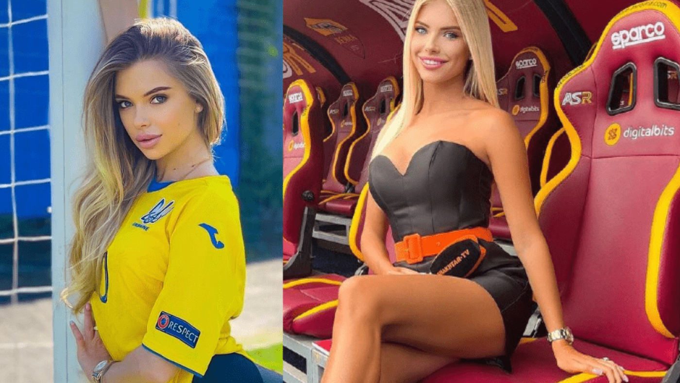 Η εντυπωσιακή ρεπόρτερ της Σαχτάρ που τρέλανε τον κόσμο στο φιλικό με την ΑΕΚ