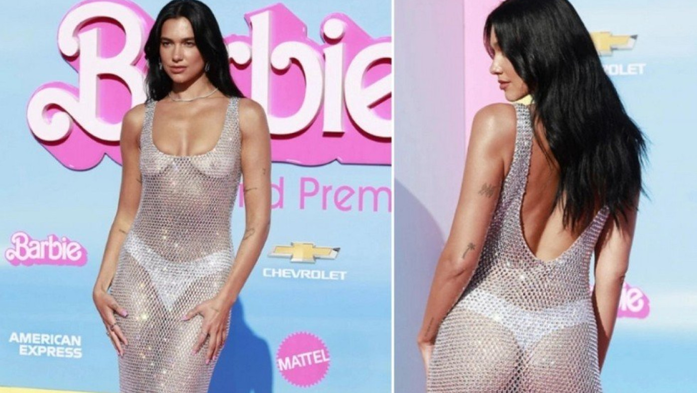 Ντούα Λίπα: Φόρεσε τα απολύτως απαραίτητα στην πρεμιέρα του «Barbie»