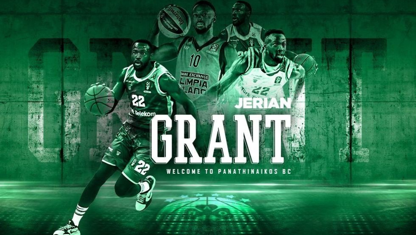 Ο Τζέριαν Γκραντ επιστρέφει στην Ελλάδα για τον Παναθηναϊκό