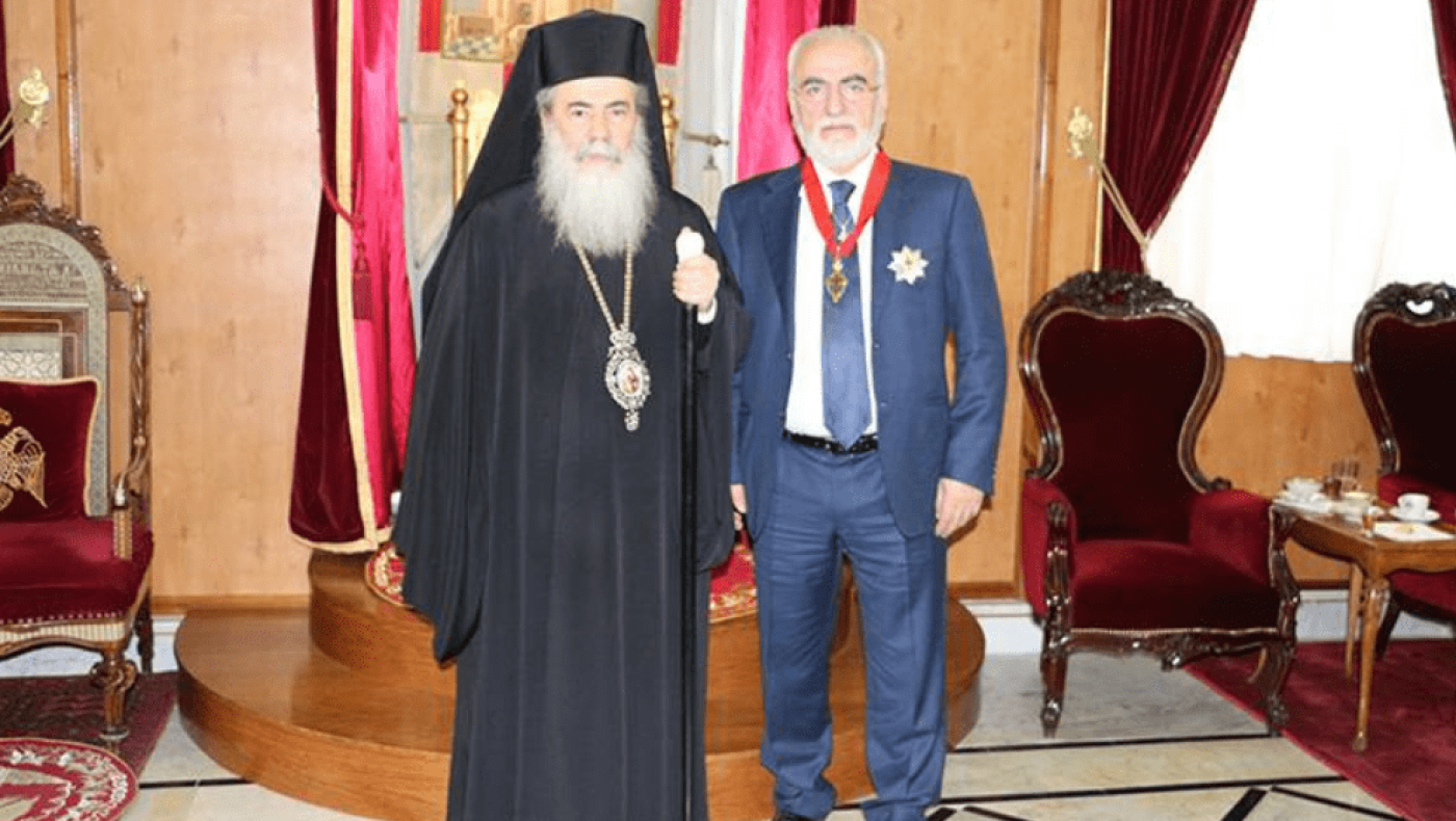 Η σχέση του Ιβάν Σαββίδη με το Πατριαρχείο Ιεροσολύμων