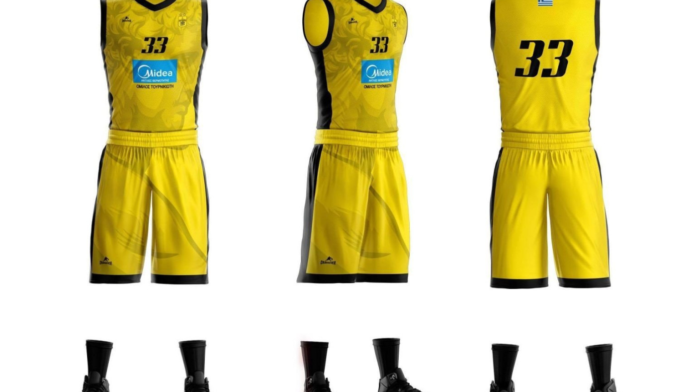 Οι νέες φανέλες του μπασκετικού Άρη