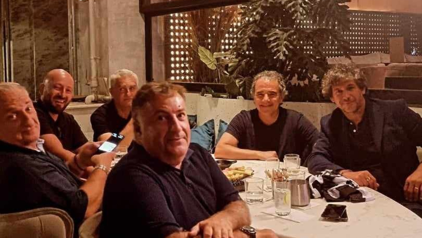 Είδαν το ΠΑΟΚ - Χάιντουκ και μετά γευμάτισαν μαζί Μυστακίδης και Αλμπερτίνι