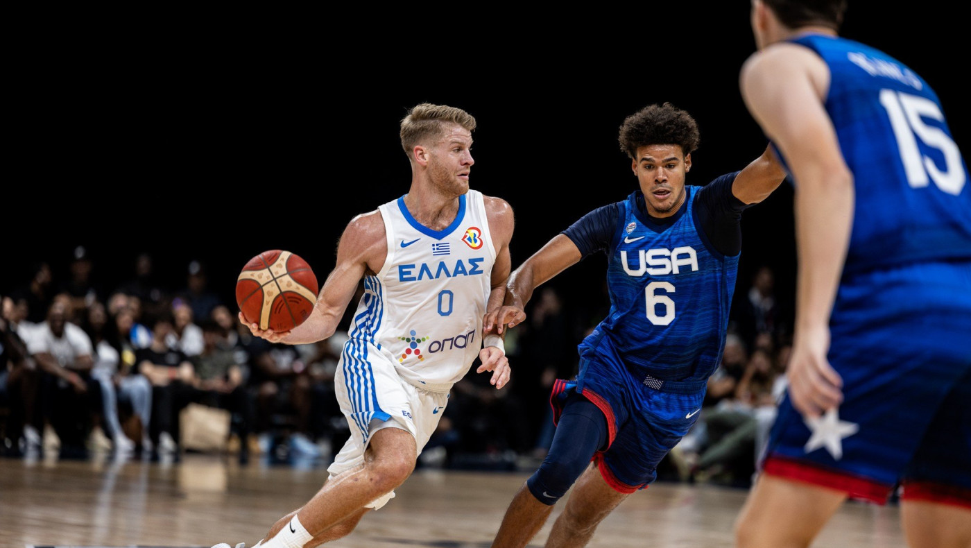 Ελλάδα-ΗΠΑ 86-108: Φυσιολογική ήττα για την εθνική - Κέρδος ο Λούντζης και Ρογκαβόπουλος