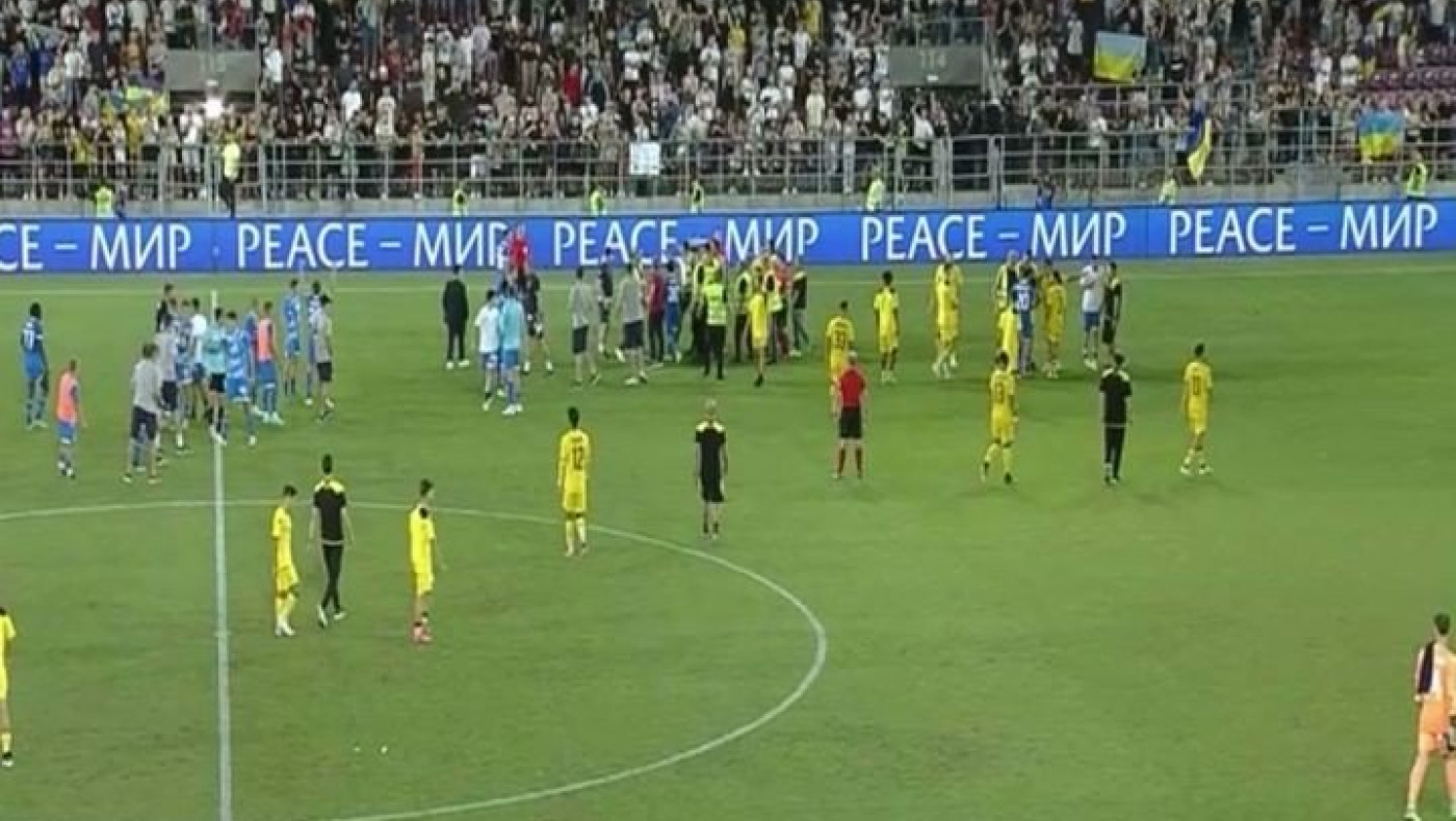 Ντινάμο Κιέβου - Άρης: Ένταση στο τέλος με τους Ουκρανούς να προκαλούν στους πανηγυρισμούς τους